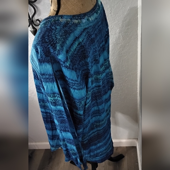 Black label by chico's  long sleeve tunic or cover up - Picture 4 of 4